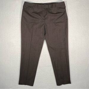 Lafayette 148  Women’s Irving‎ Brown Dress Pants Wool Blend 40x29.5
